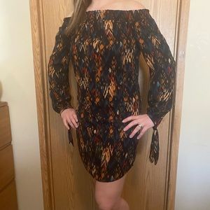 Beach lunch lounge off shoulder dress